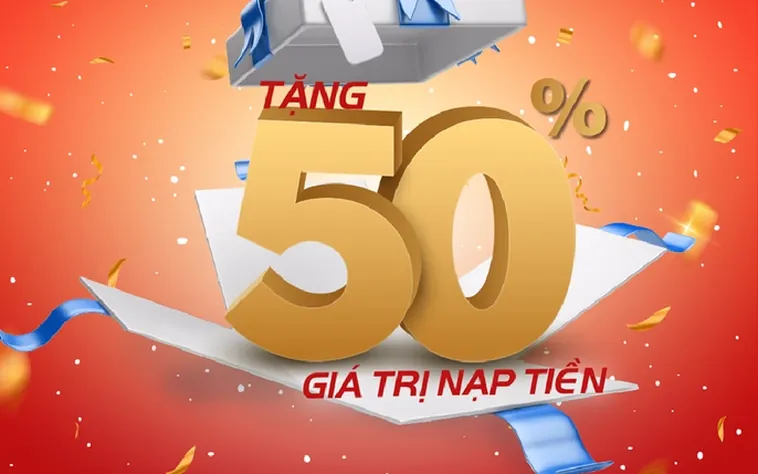 Nạp Lần 2 Tặng 50% Tại Nhà Cái Fun88 Hấp Dẫn